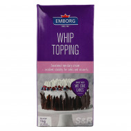 Emborg Whip Topping 1kg 